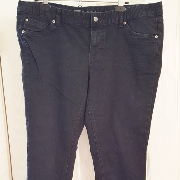MOSSIMO Black Denim Jeans Skinny Premium 16R - Picture 2 of 4